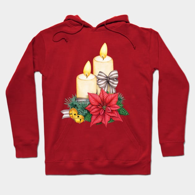 Christmas Spirit Hoodie by Cool Abstract Design